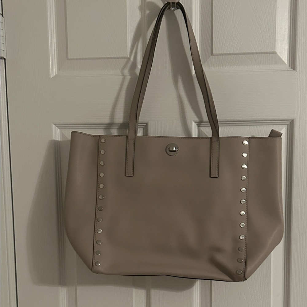 Michael Kors Studded Beige Tote NWOT